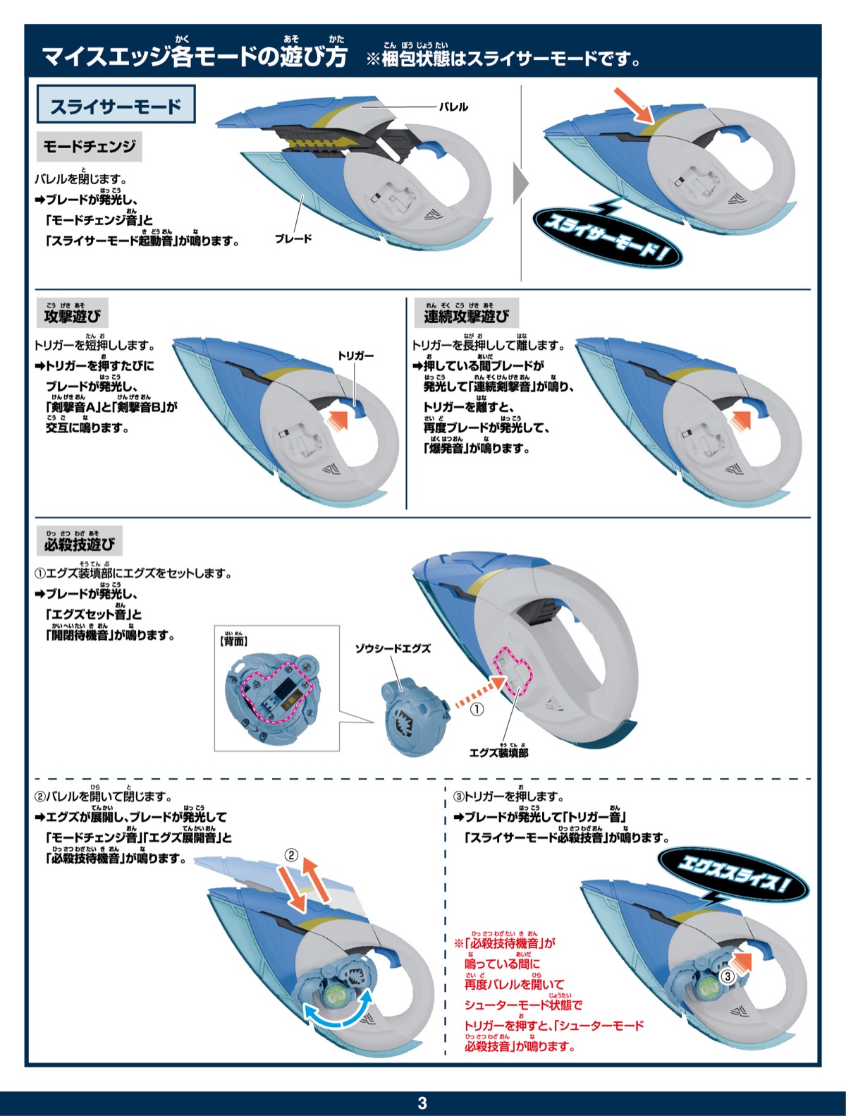 Slicer Mode: đổi mode, tấn công, chiêu tất sát