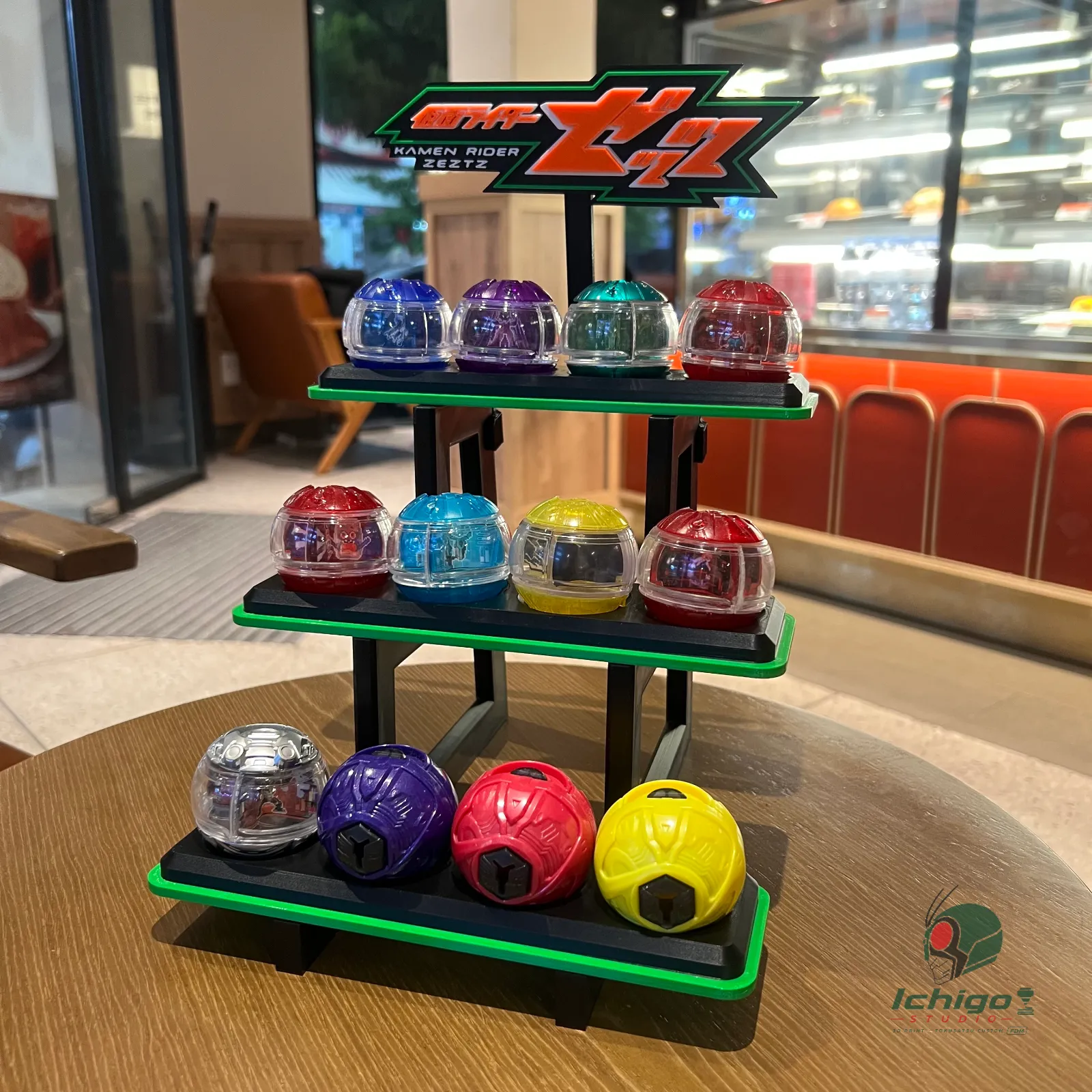 Khay 3 tầng trưng bày Capsem - phụ kiện in 3D