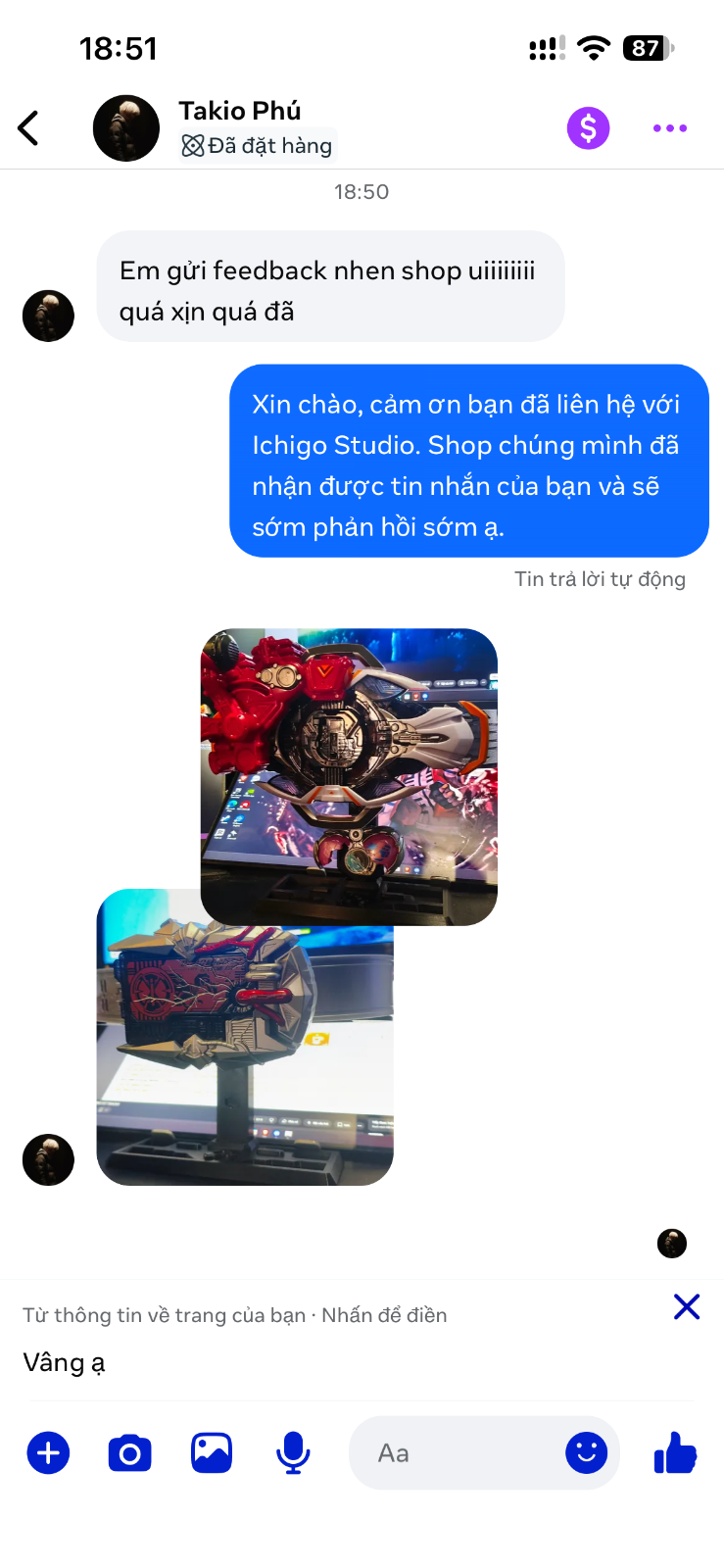 Feedback khách hàng Ichigo Studio